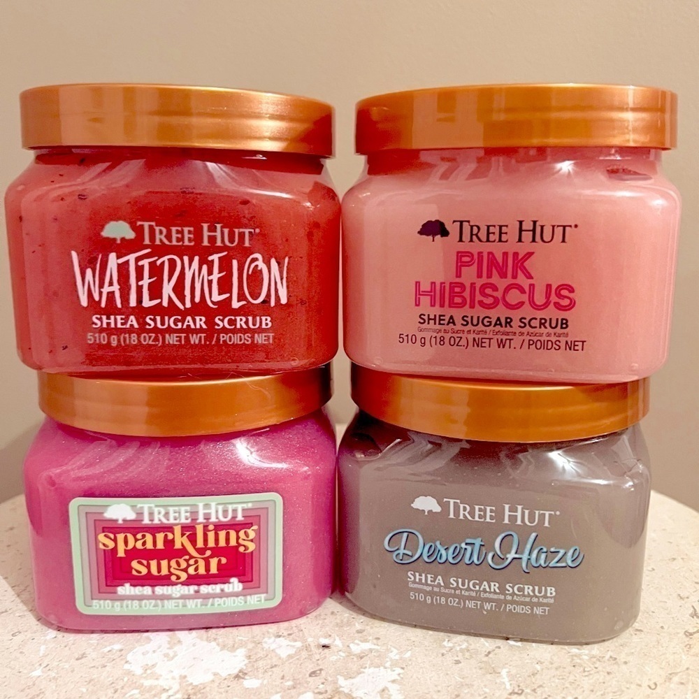 2 pc Tree Hut Sugar Exfoliating Body Scrub